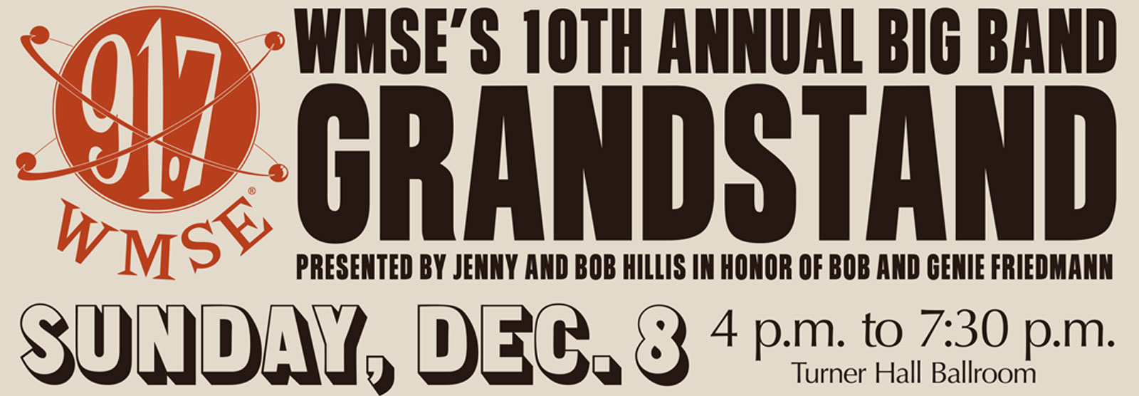 WMSE’s 10th Annual Big Band Grandstand