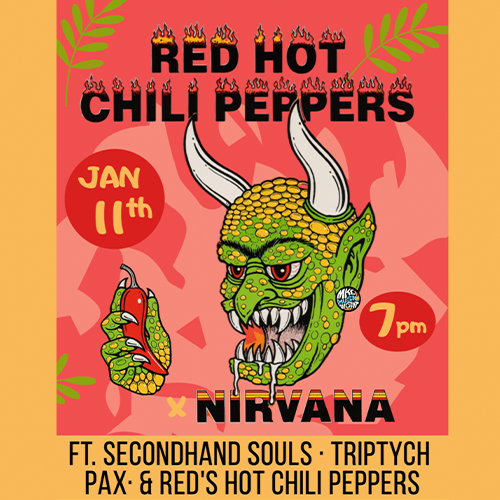 More Info for Nirvana x Red Hot Chili Peppers Tribute (MKE Music Night XCVI)