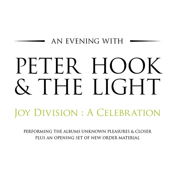 An Evening With Peter & The Light – Joy Division: A Celebration | The Pabst Theater Group