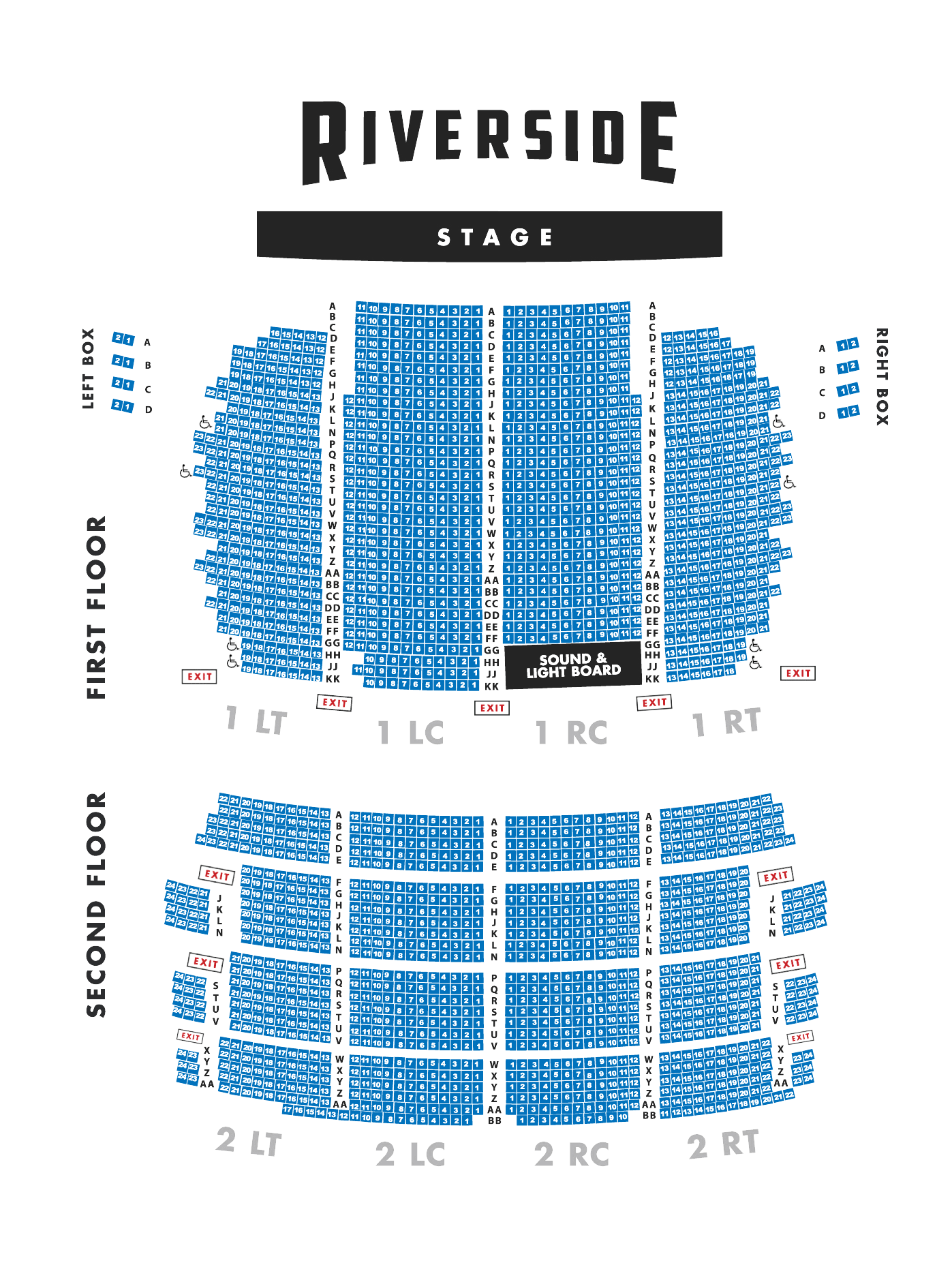 Riverside Theatre Seating Chart Milwaukee Cabinets Matttroy